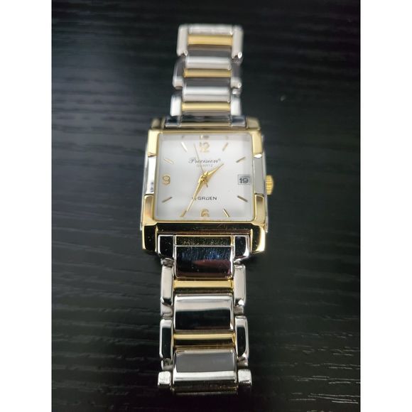 🔥RARE New in Box Gruen-GP 5033 Two Tone Men's Watch - Picture 6 of 6